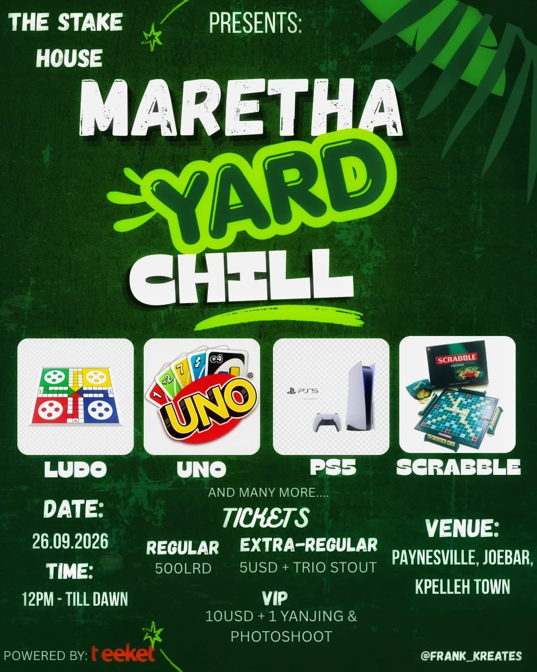 MARETHA YARD CHILL